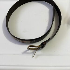 Nautica mens belt size 34 Genuine Leather